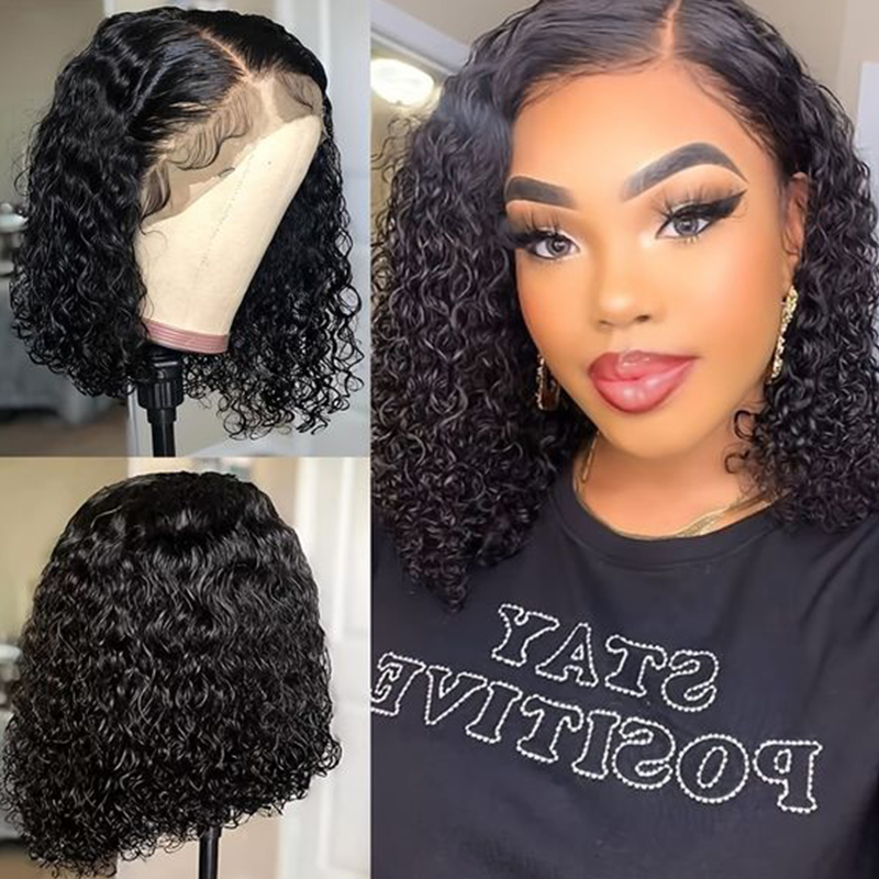 Glueless Wear And Go Human Hair Wig - 딥 웨이브 인모 가발 180 밀도