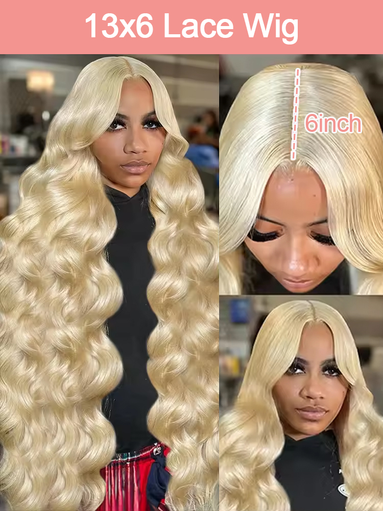 36인치, 40인치, 613번 색상의 허니 블론드, 바 - 613 Blonde Body Wave Lace Front Wig 리뷰 및 가격