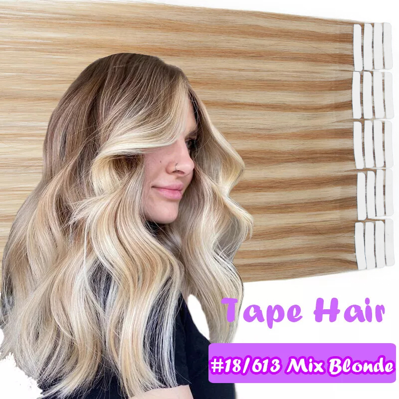 진짜 인모 스트레이트 테이프 인 익스텐션 양면 스킨 웨 - Invisible Tape In Extensions Real Hair 리뷰 및 가격