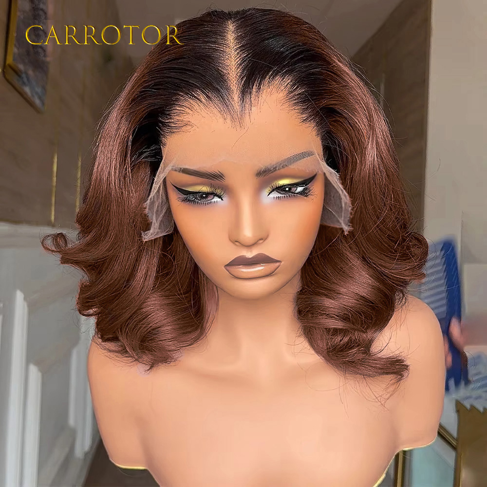 라고스 헤어라인 가발 1b4 옴브레 컬러 13x4 인비 - Lace Front Wigs 리뷰 및 가격