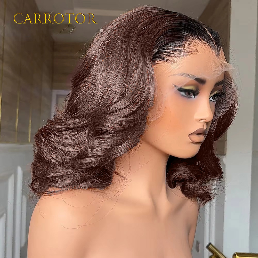 라고스 헤어라인 가발 1b4 옴브레 컬러 13x4 인비 - Lace Front Wigs 리뷰 및 가격