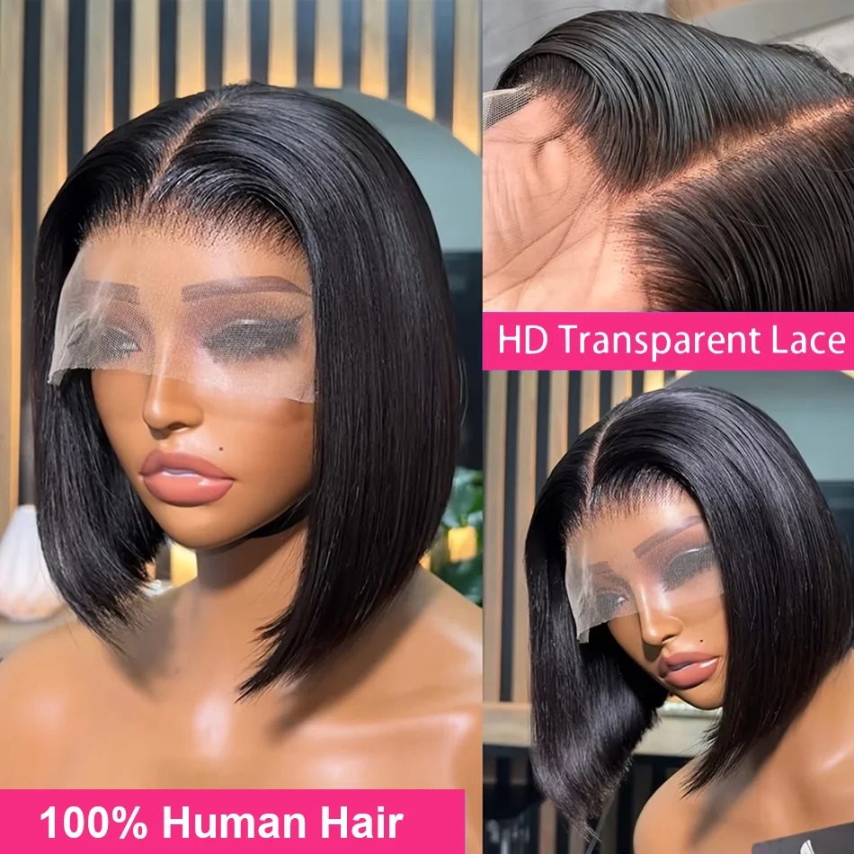 밥 스타일의 인모 가발, 짧은 스트레이트 스타일, 13 - Glueless Wear And Go Human Hair Wig 리뷰 및 가격