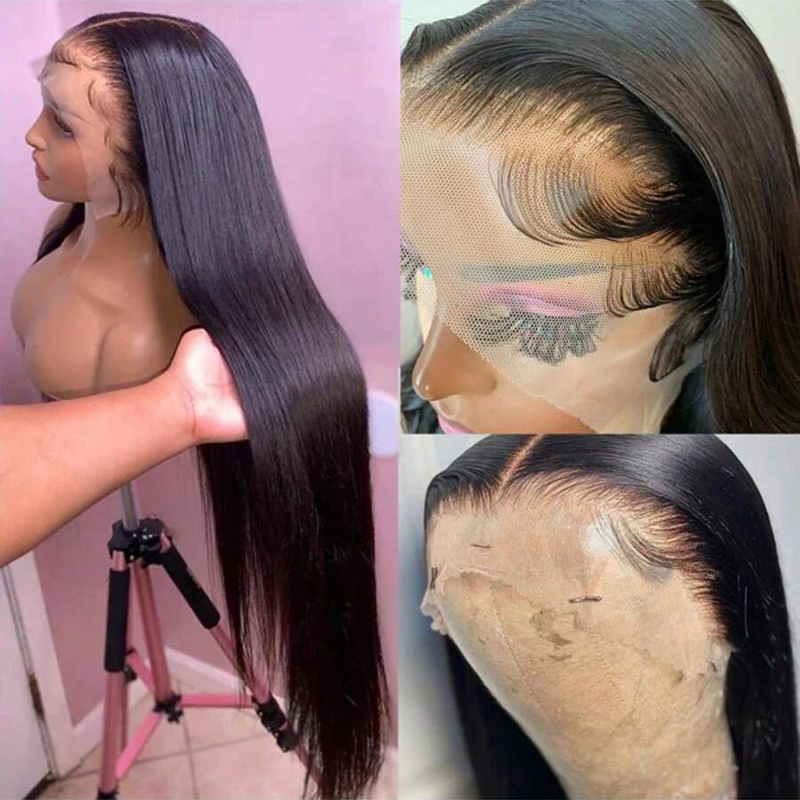 30인치 스트레이트 가발, 천연 모발 가발, 13x4  - Glueless Wear And Go Human Hair Wig 리뷰 및 가격