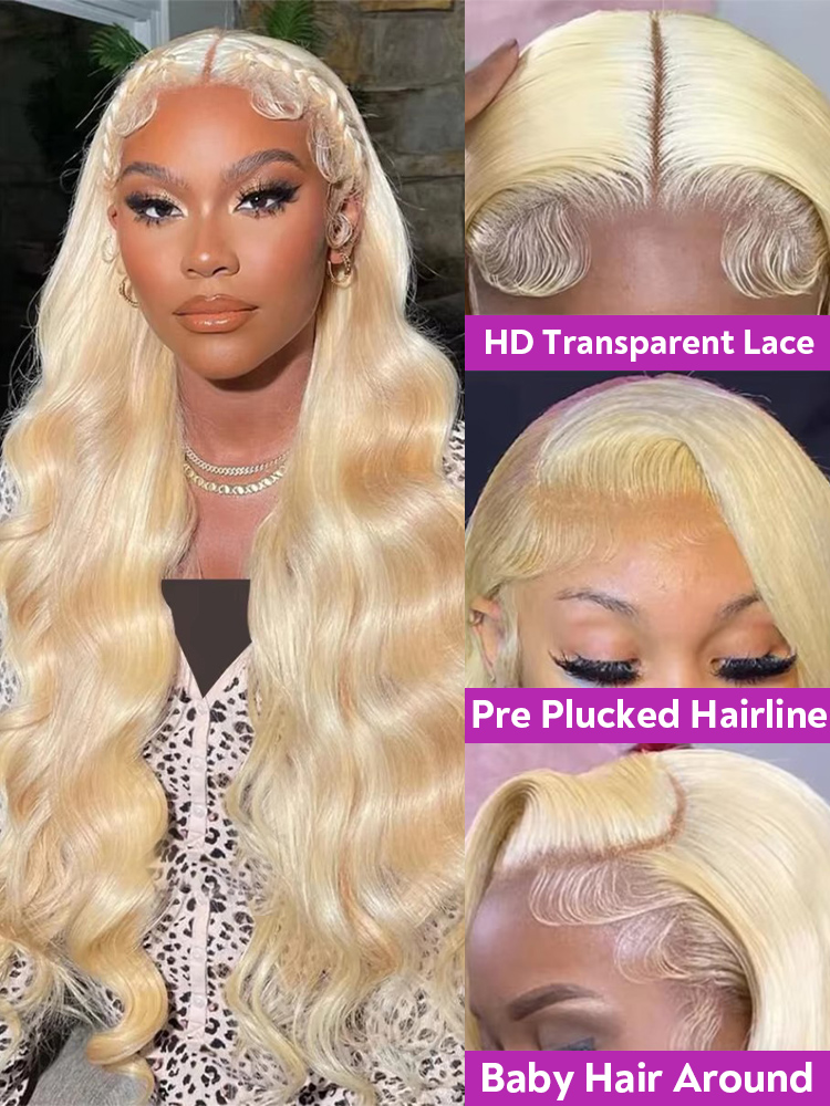 220% 밀도 613 허니 블론드 바디 웨이브 레이스  - 613 Blonde Body Wave Lace Front Wig 리뷰 및 가격