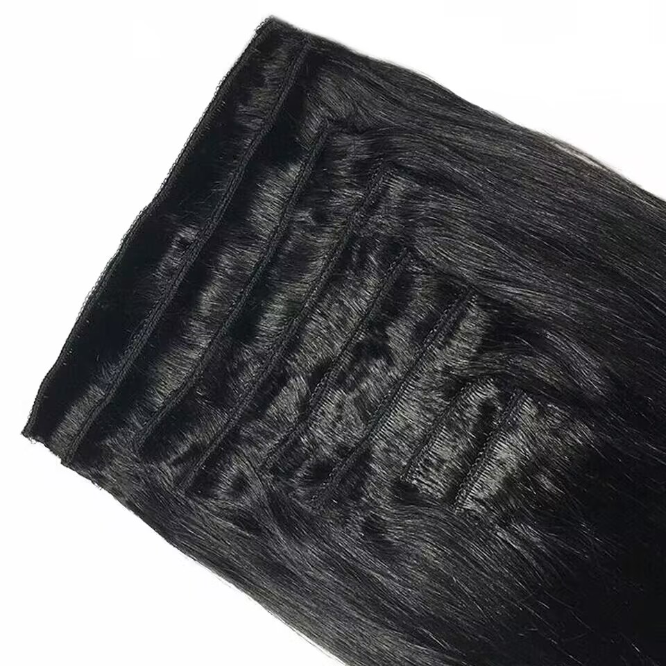 클립형 붙임머리, 천연 생머리, 브라질산 처녀 생머리, - Invisible Tape In Extensions Real Hair 리뷰 및 가격